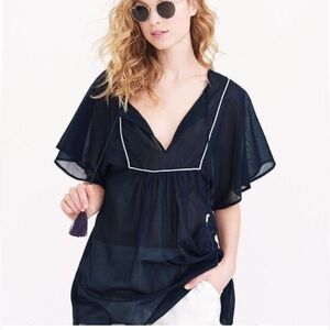 J Crew Navy blue top